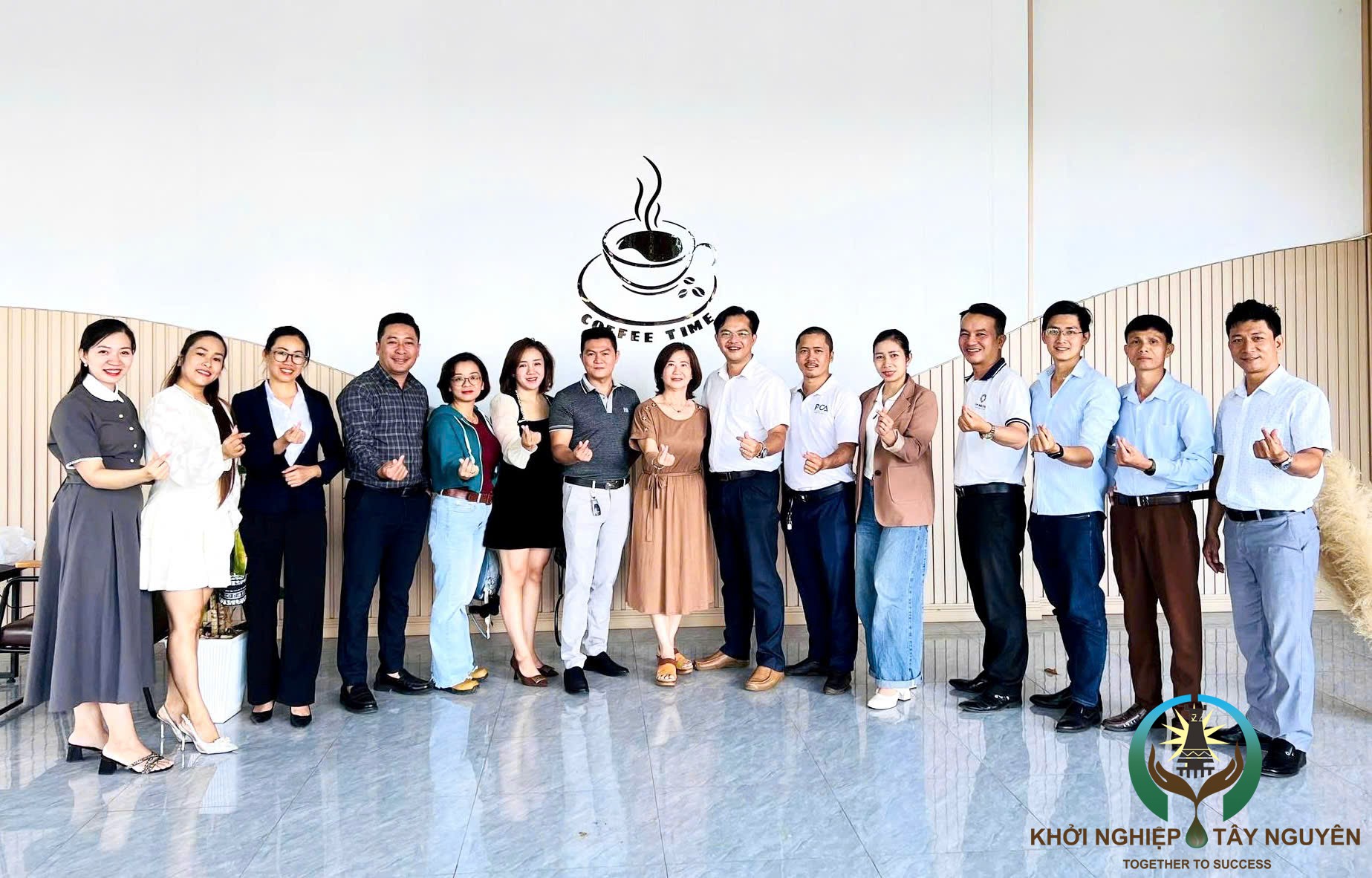 Buổi kết nối giao thương giữa các doanh nghiệp tại địa điểm Sound Wind, Đắk Lắk